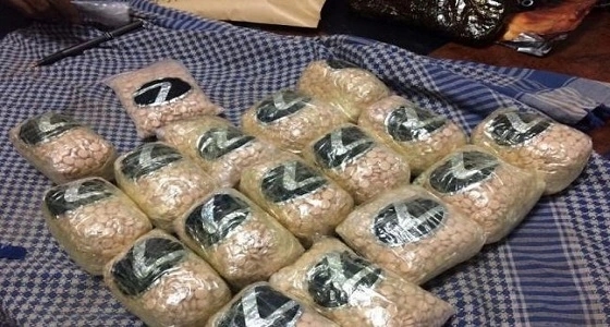 جمرك الوديعة يحبط تهريب 18 ألف حبة كبتاجون و4 كيلو حشيش