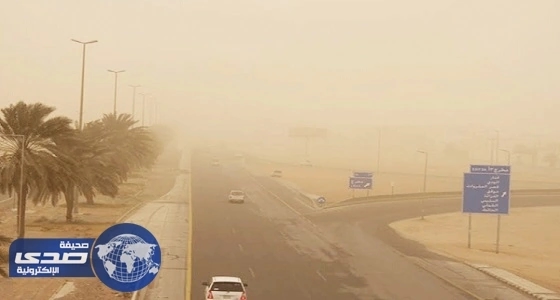 الأرصاد: استمرار نشاط الرياح المثيرة للأتربة على عدة مناطق