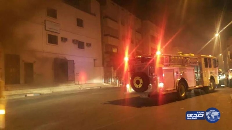 " مدني المدينة" يسيطر على حريق فندق دون إصابات