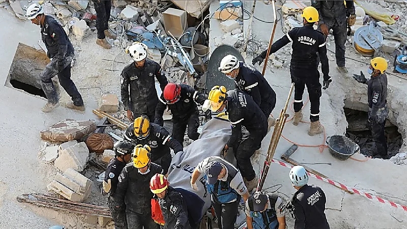 رقم جديد لضحايا مبنى "اللويبدة" المنهار في الأردن