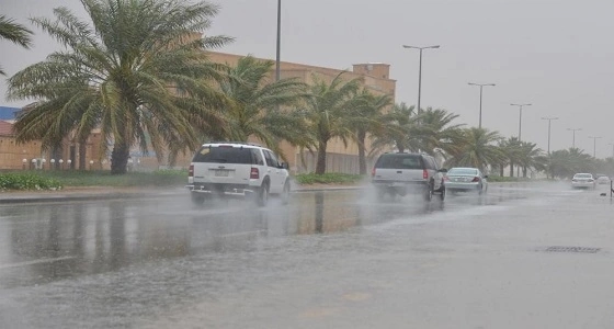 أمطار رعدية مصحوبة برياح نشطة في القصيم والشرقية