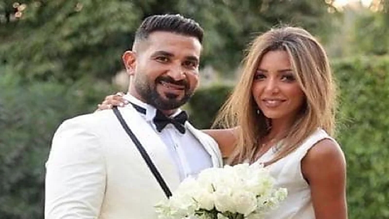 فيديو جديد لـ أحمد سعد برفقة زوجته يثير سخرية الجمهور:"خايفين على الطحال"