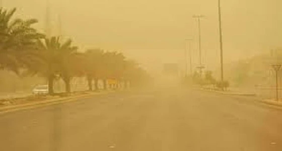 تنبيها بتدني الرؤية الأفقية على الظهران