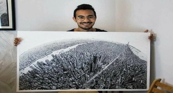 بالصور.. تشييد نيويورك بالقلم الرصاص في 10 أشهر