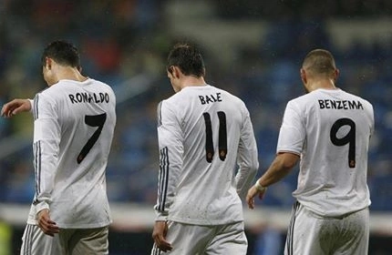 ثلاثي هجوم ريال مدريد يسجلون معا لأول مرة منذ 679 يوما