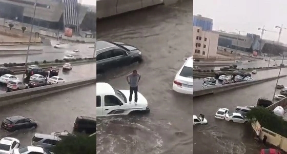 بالأسماء.. خريطة الطرق المغلقة في جدة بسبب الأمطار " فيديو "