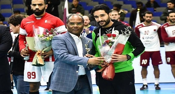 " آل سالم " و " العلى " الأفضل في بطولة آسيا لكرة اليد