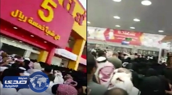 بالفيديو.. تزاحم مئات المواطنين أمام " أبو خمسة " بشرورة