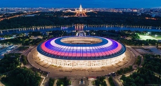 شاهد.. الملعب الذي يستضيف مواجهة المنتخب السعودي والروسي