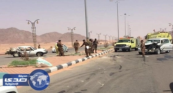 وفاة مواطنة تقود سيارة وإصابة مرافقها
