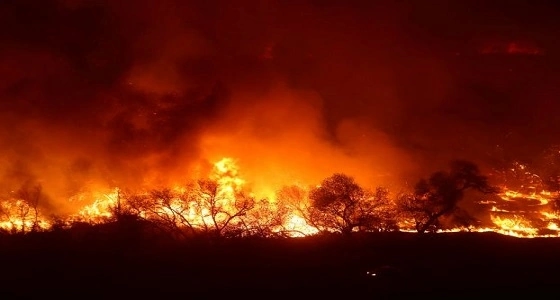 فرق الإطفاء تحرز تقدما في احتواء حرائق جنوب كاليفورنيا و تحذر من أخطار محتملة