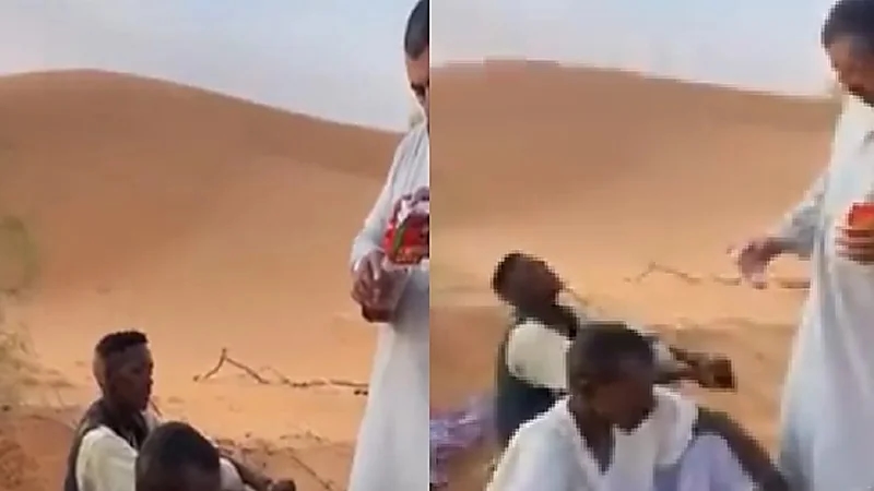 بالفيديو.. "منقذ الوافدين" في صحراء نفود يكشف تفاصيل الواقعة