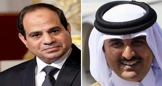 برقية عزاء تميم للسيسي تثير السخرية ومغردون: " يقتل القتيل ويمشي في جنازته "