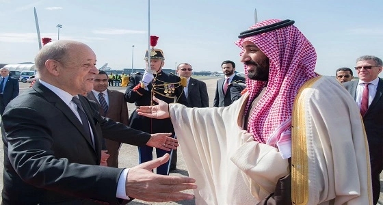 وصول سمو ولي العهد إلى باريس