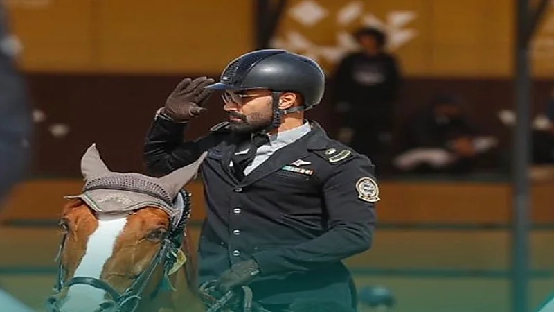 الفارس "القرزعي" يحقق المركز الثالث في سباقات الخيل بالجنادرية
