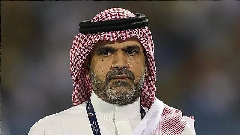 حامد البلوي مشرفا على الكرة في الخلود