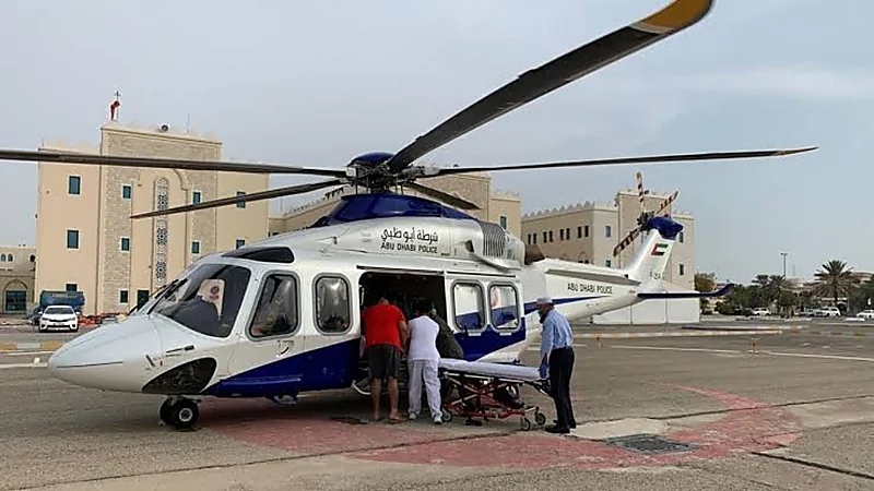 سقوط طائرة إسعاف ومقتل 4 من أفراد على متنها في أبو ظبي