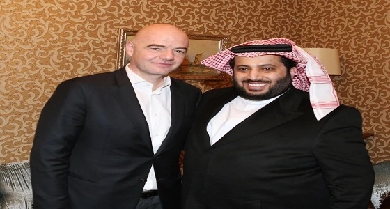 بعد اجتماعه مع رئيس " الفيفا " .. تركي آل شيخ يؤكد: اجتماع إيجابي جدًا
