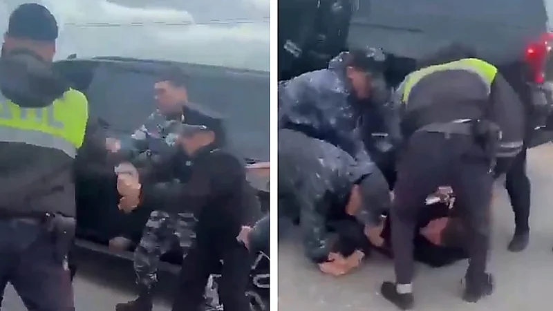 لحظة اعتقال وزير الطوارئ الشيشاني في داغستان ... فيديو