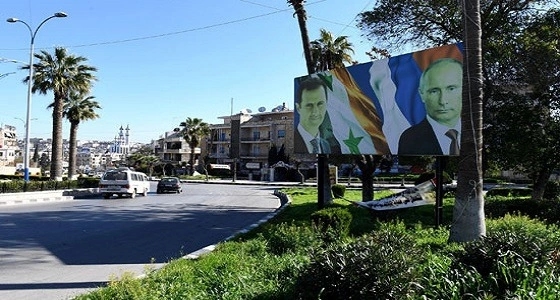 بالصور.. انتشار صور بوتين والأسد في شوارع حلب.. والغوطة تعاني