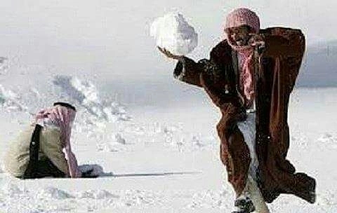 بالفيديو.. السعوديون يواجهون البرد بـ " السخرية "