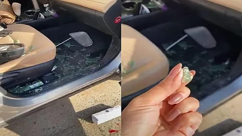 فيديو..فتاة تنهار بالبكاء بعد صدم سيارتها بالقصيم: "الله لا يوفقك"