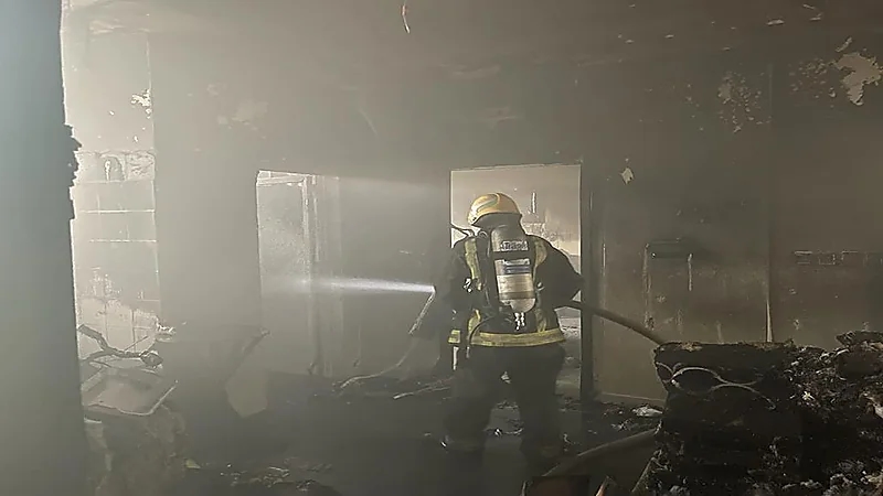 إصابة 6 أشخاص في حريق شقة سكنية بجيزان