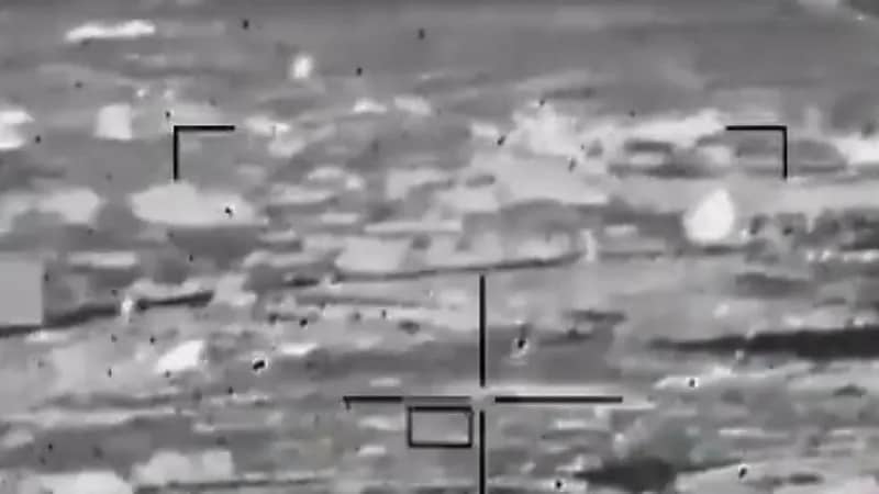 شاهد.. اعتراض طائرة بدون طيار أطلقتها مليشيات الحوثي باتجاه المملكة