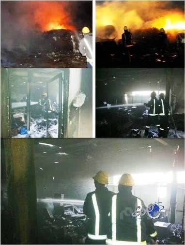 الدفاع المدني يخمد حريقا بـ 4 عدادات كهربائية بشرورة