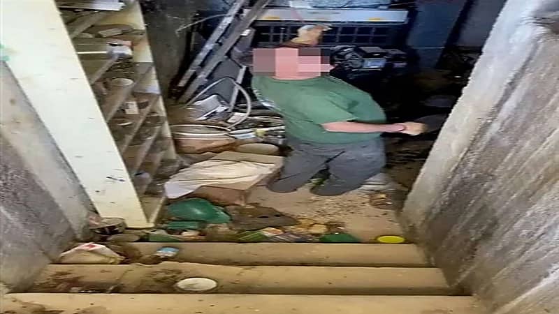 بالفيديو.. امرأة تعثر على ملجأ مهجور في غرفة نومها