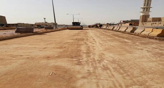 إنجاز 97% من أعمال تطوير طريق " شبه الجزيرة " بالرياض