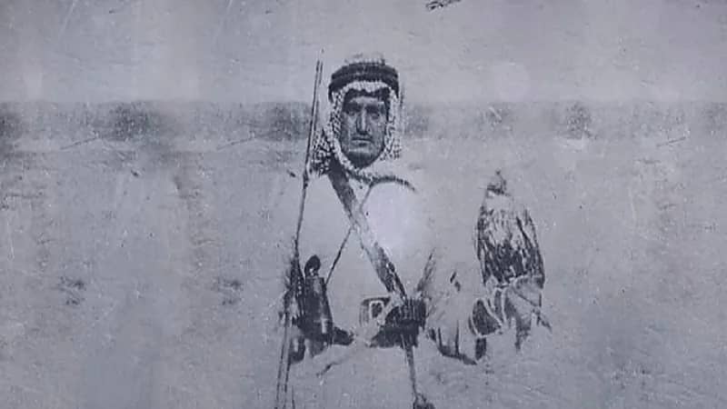 صورة نادرة للملك فهد في رحلة صيد