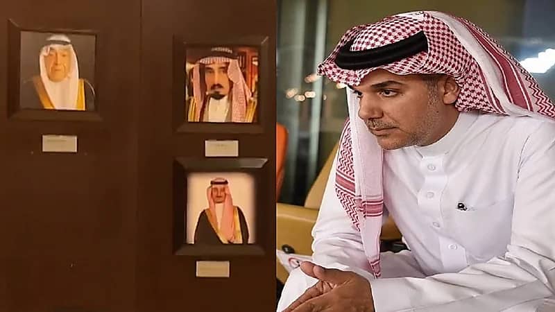 فيديو.. إزالة صورة ماجد النفيعي من قائمة رؤساء الأهلي