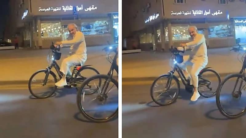 الأمير الوليد بن طلال ممازحاً مشجع : يبي لك رجيم شوي .. فيديو