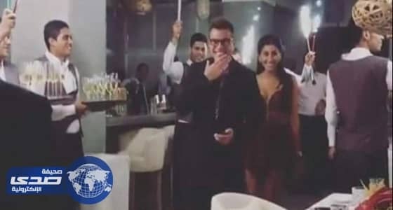 فيديو مسرب لدينا الشربيني ترقص لعمرو دياب في عيد ميلاده