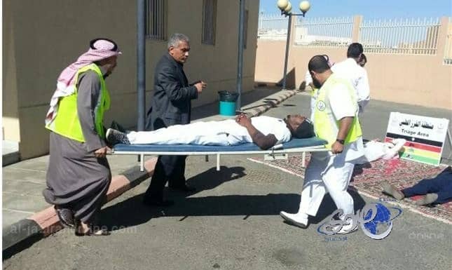 إصابة 4 في تجربة وهمية لحريق بصناعية خميس مشيط