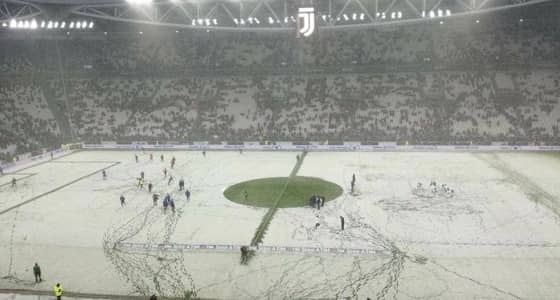 تأجيل لقاء يوفنتوس وأتالانتا لتساقط الثلوج