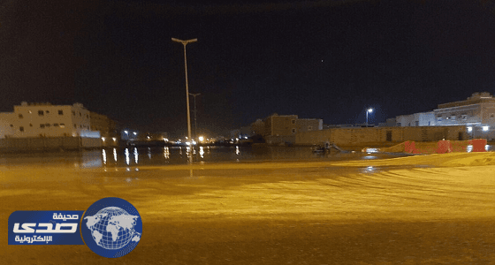 انحسار الماء فى الحى الثالث بضاحية الملك فهد