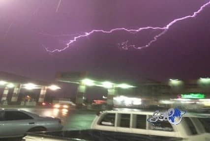  أمطار على منطقة الجوف