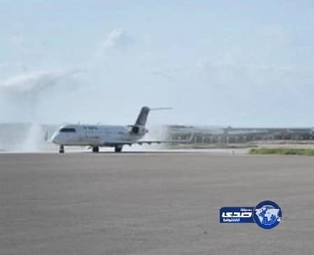 هبوط طائرة أريترية بجازان