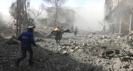 مقتل 21 مدنيا في غارات جديدة شنتها قوات النظام السوري على الغوطة الشرقية