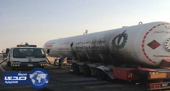 مدني حوطة بني تميم يخمد حريقا في ناقلة غاز