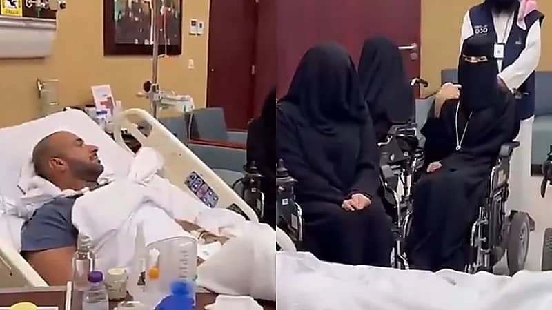 بكاء يزيد الراجحي بعد زيارة عائلة تكفل بها سابقًا للاطمئنان عليه.. فيديو