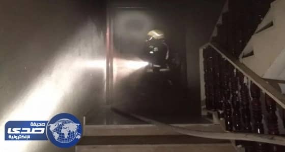 اخماد حريقاً اندلع بشقة في عرعر