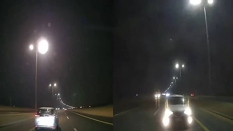 فيديو..امرأة تتجاوز من على أكتاف الطريق بسرعة عالية بطريق صبيا جازان