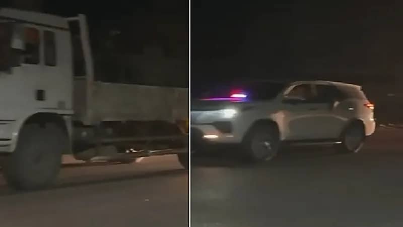 لحظة خروج الجيش السوري من السويداء تنفيذًا لاتفاق وقف إطلاق النار .. فيديو