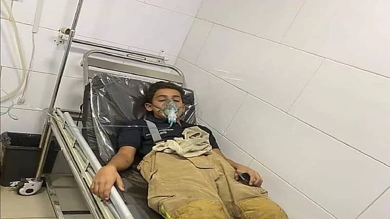 اختناق طفل شارك في إطفاء حرائق لبنان الكارثية