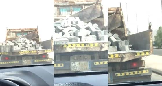 بالفيديو.. مواطن يرصد سيارة نقل مخالفة بـ " المدينة " .. ويناشد المرور