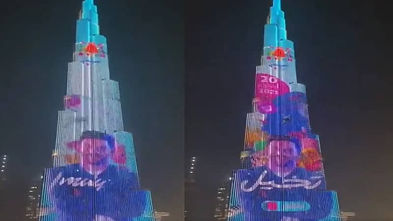 فيديو.. برج خليفة يتزين بإعلان تشويقي لموسم الرياض