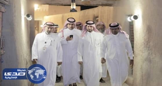 بالصور.. " سياحة المذنب " تطلع على توسعة القرية التراثية الجديدة